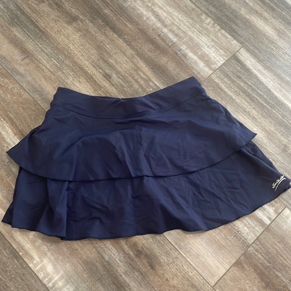 Sofibella Navy Ruffle Skort Athletic Skirt - Picture 1 of 6